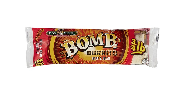 Don Miguel Hot Beef&bean Burrito 12oz