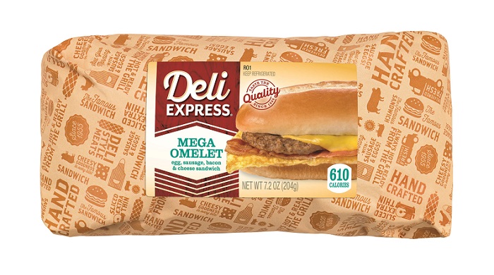 Deli Express Mega Omelet Sandwich 7.2oz