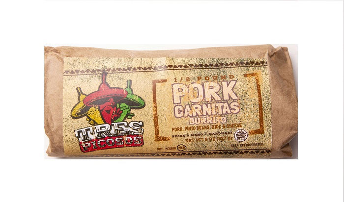 Tres Picosos Pork Carnitas Burrito 6oz