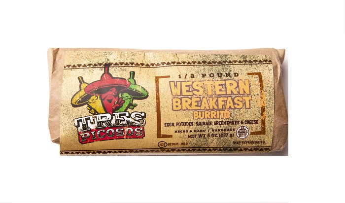 Tres Picosos Western Breakfast Burrito 6oz