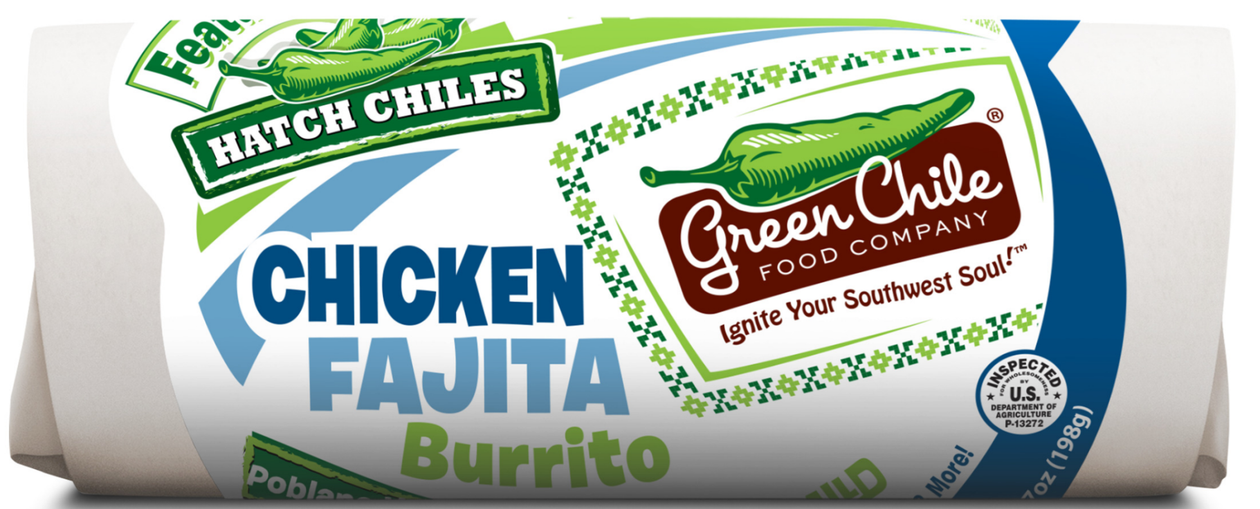 Green Chile Co Chicken Fajita Burrito 7oz
