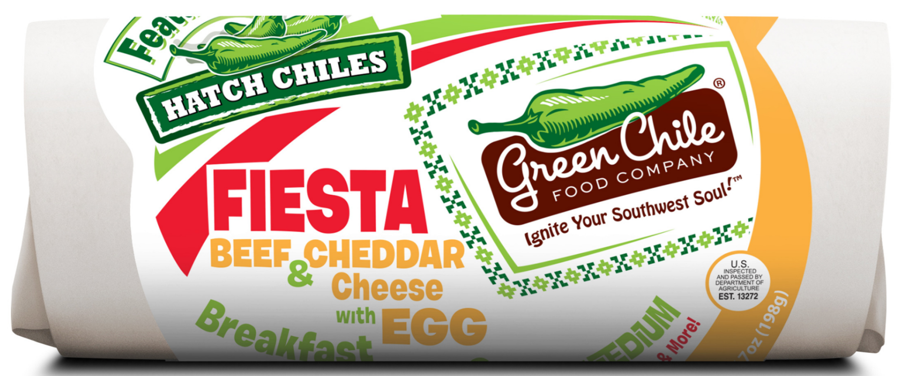 Green Chile Co Breakfast Fiesta Burrito 7oz