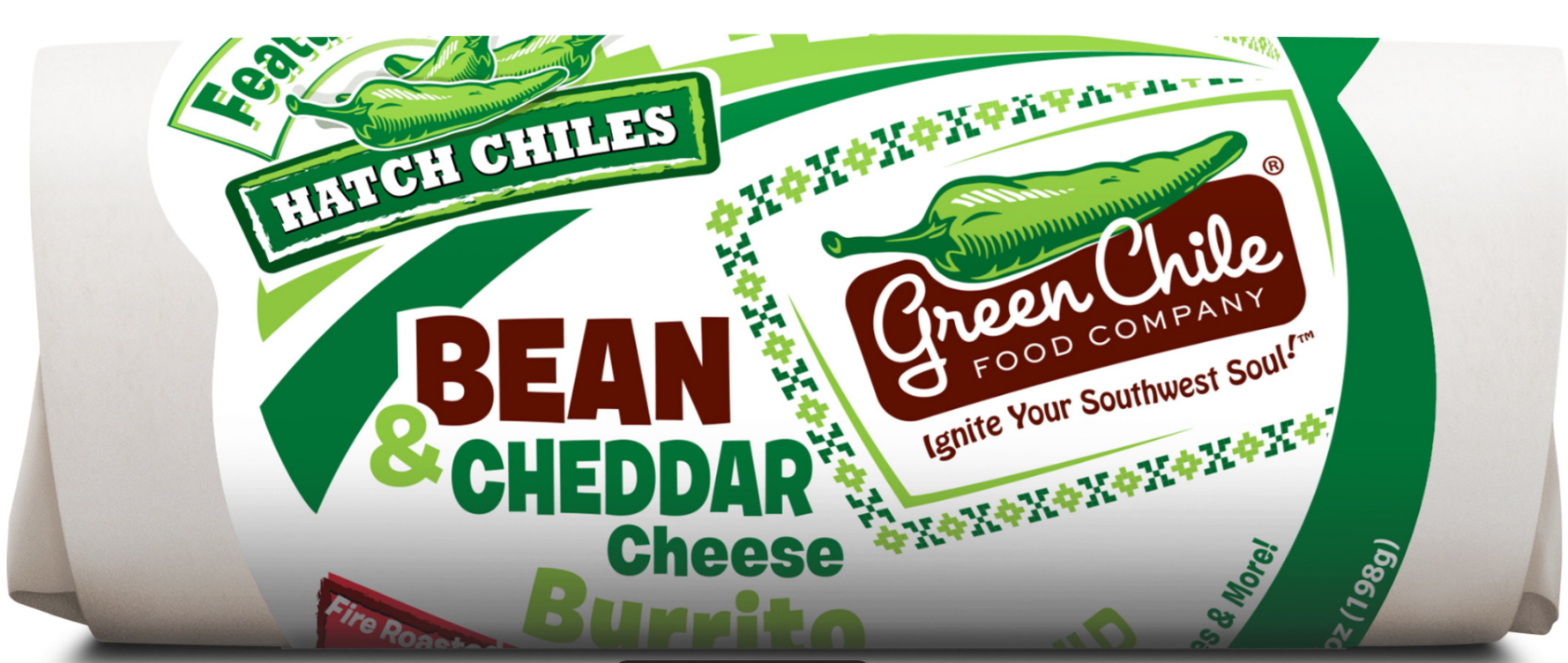 Green Chile Co Bean & Cheddar Burrito 7oz
