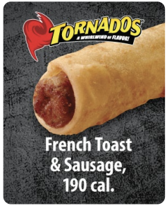 Tornado French Toast Rolled Tortilla 24ct 3oz