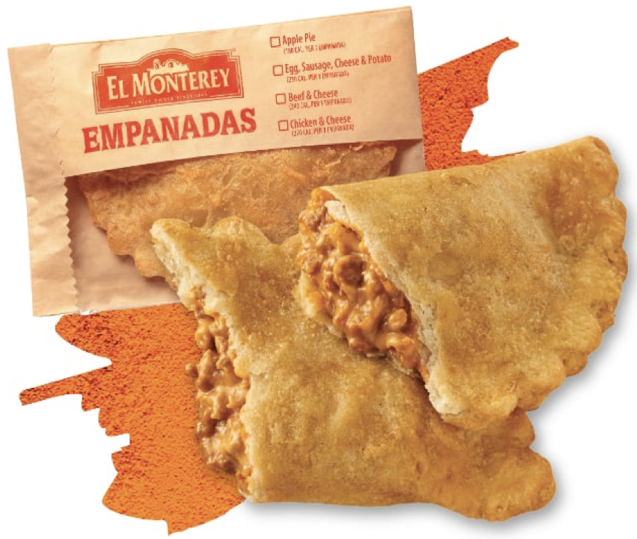 El Monterey Beef & Cheese Stuffed Pastry 24ct 3oz