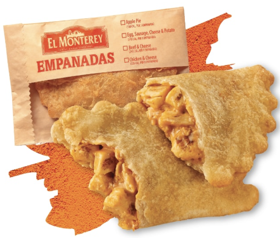 El Monterey Chkn & Cheese Stuffed Pastry 24ct 3oz