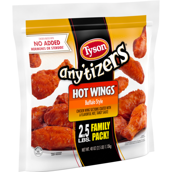 Tyson Anytizers Buffalo Style Chicken Wings 2.5lb