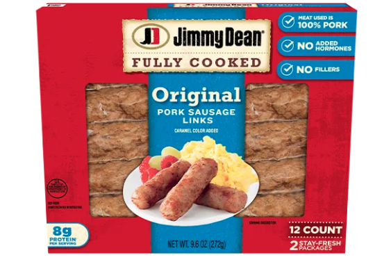 Jimmy Dean Original Pork Sausage Links 9.6oz