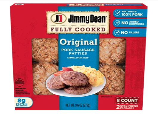 Jimmy Dean Original Pork Sausage Patties 9.6oz
