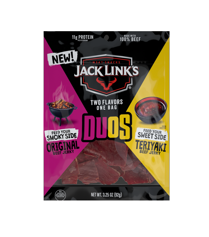 Jack Link’s Duos Original & Teriyaki Jerky 3.25oz