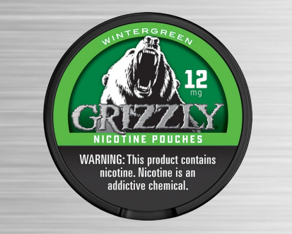 Grizzly Mo Pouches Wintergreen 12mg 5ct