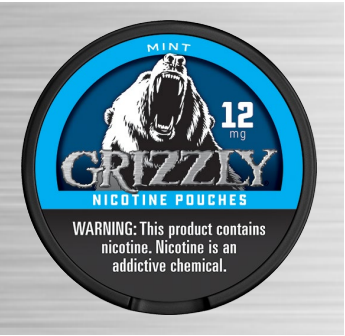 Grizzly Mo Pouches Mint 12mg 5ct
