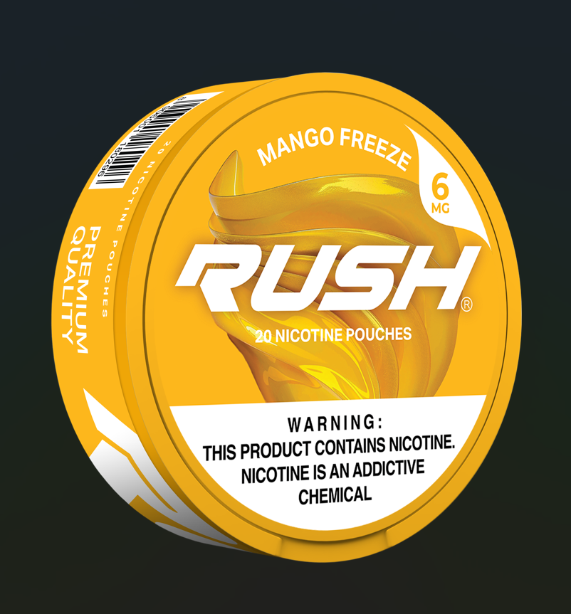Rush Mango Freeze Nicotine Pouches 6mg 5ct