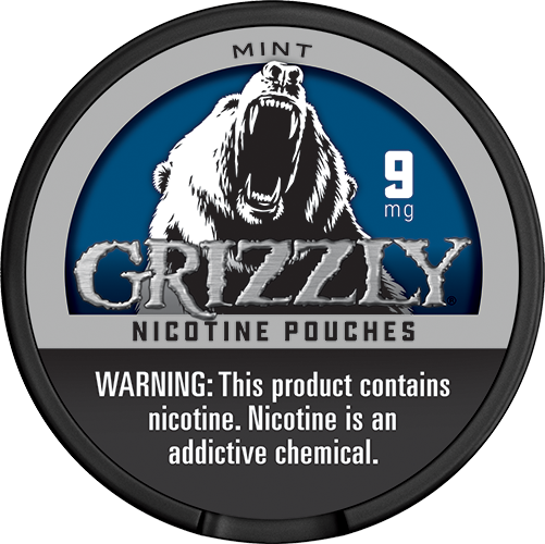 Grizzly Mo Pouches Mint 9mg 5ct