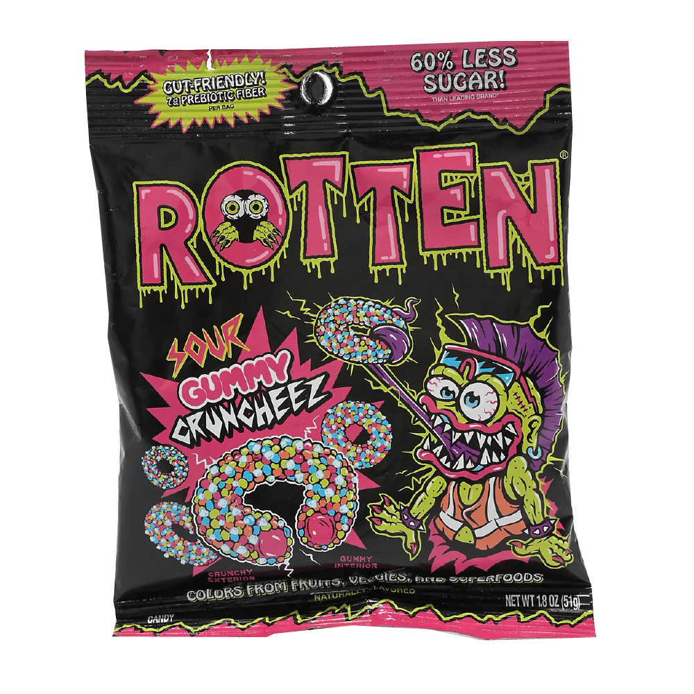 Rotten Gummies Sour Cruncheez 1.8oz