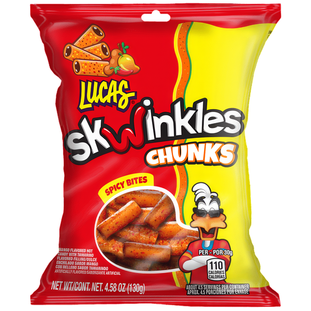 Lucas Skwinkles Mango Hot Candy Peg 4.58oz
