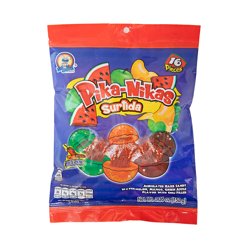 El Azteca Pika?nikas Surtida Candy 16ct 5.36oz