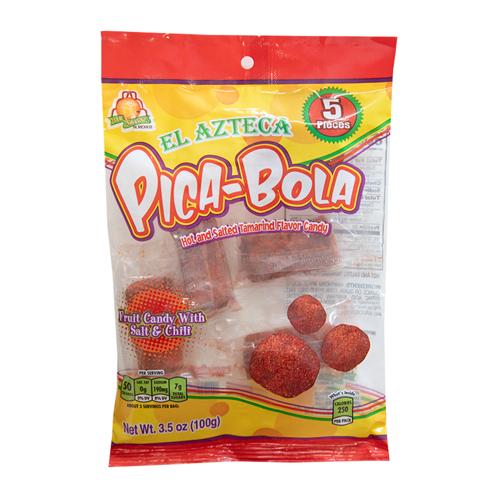 El Azteca Pica?bola Hot Salted Tamarind 5ct 3.5oz