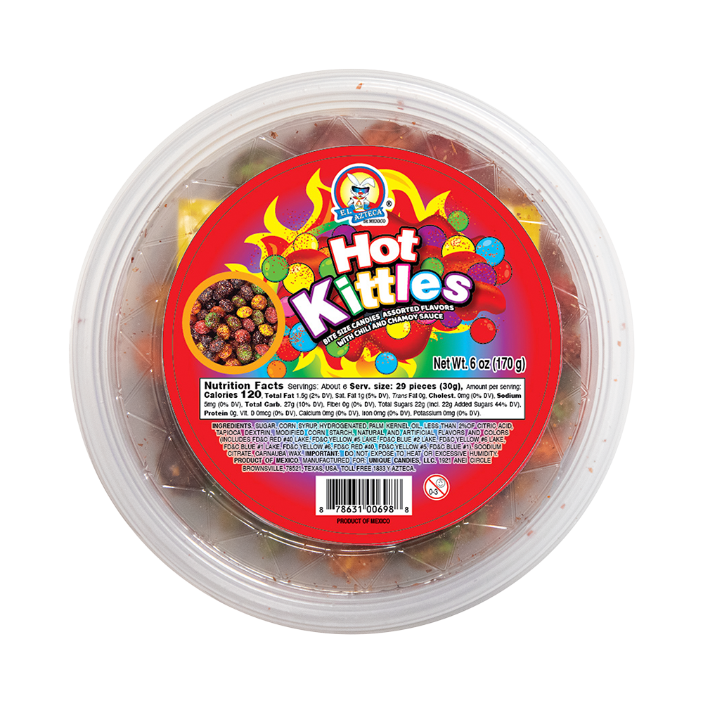El Azteca Hot Kittles Bite?size Candies 6oz