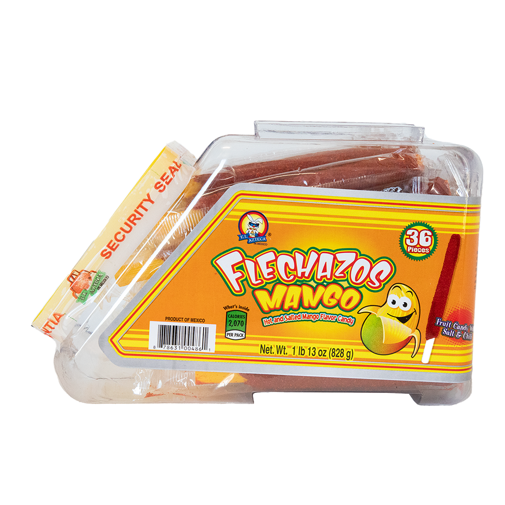 El Azteca Flechazos Mango Candy Sticks 36ct 13oz