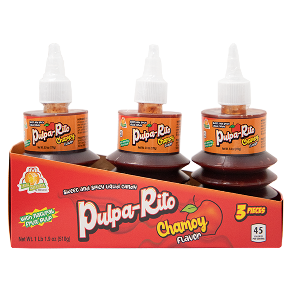 El Azteca Pulpa?rito Chamoy Liquid Candy 3ct 1.9oz