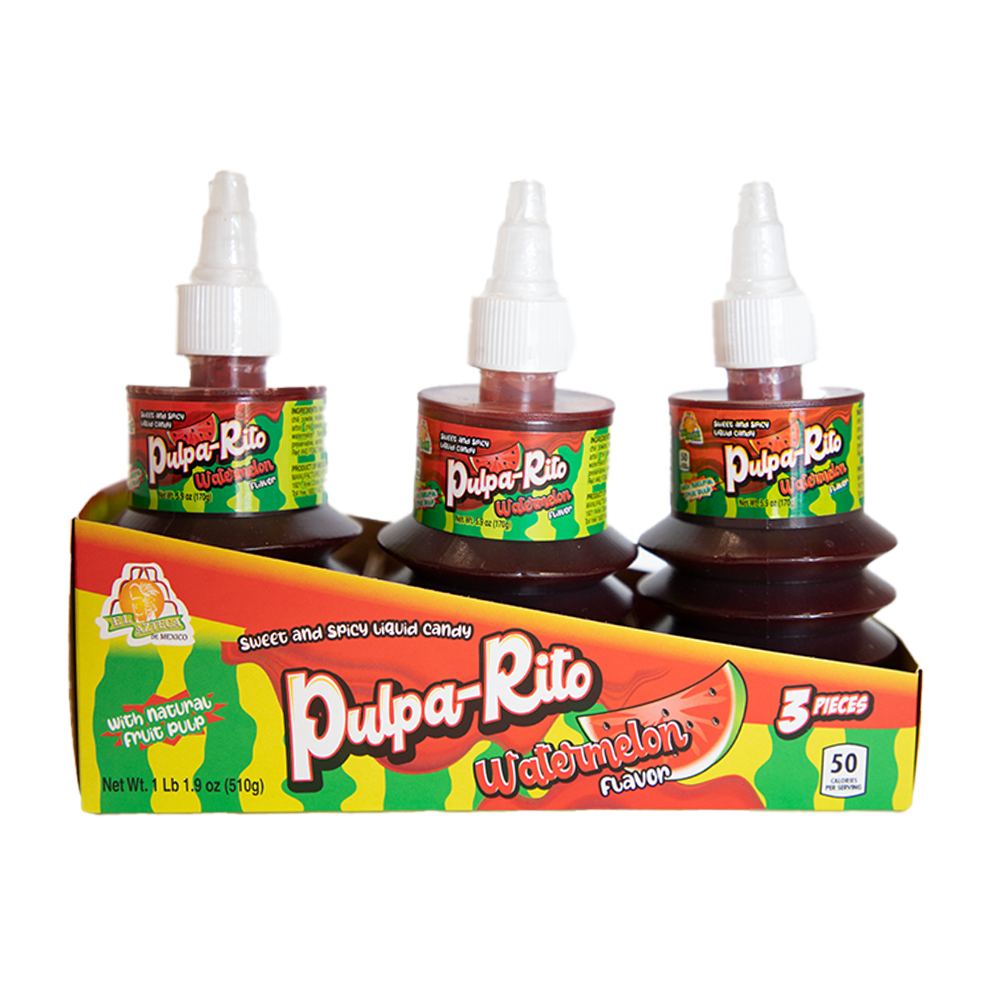 El Azteca Pulpa?rito Wtrmln Liquid Candy 3ct 1.9oz