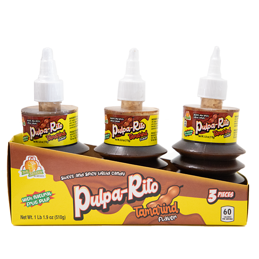El Azteca Pulpa?rito Tam Liquid Candy 3ct 1.9oz