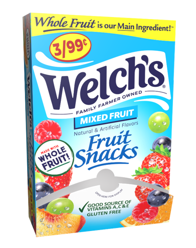 Welch's Mixed Fruit Fruit Snacks 24ct 0.5oz