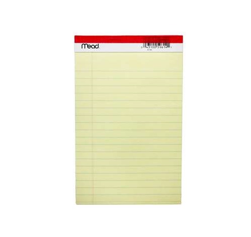 Mead Yellow Legal Pad 5