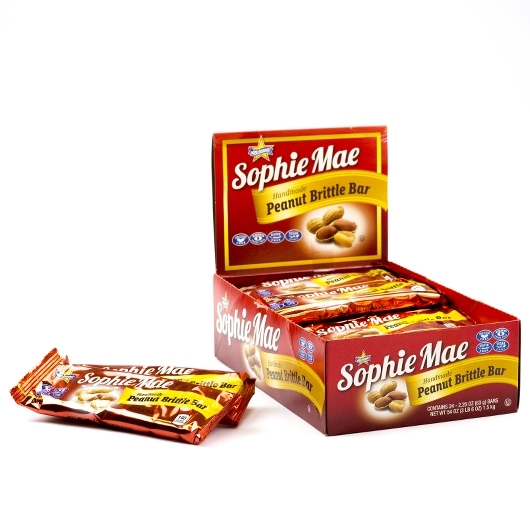 Sophie Mae Peanut Brittle Bar 24ct 2.25oz