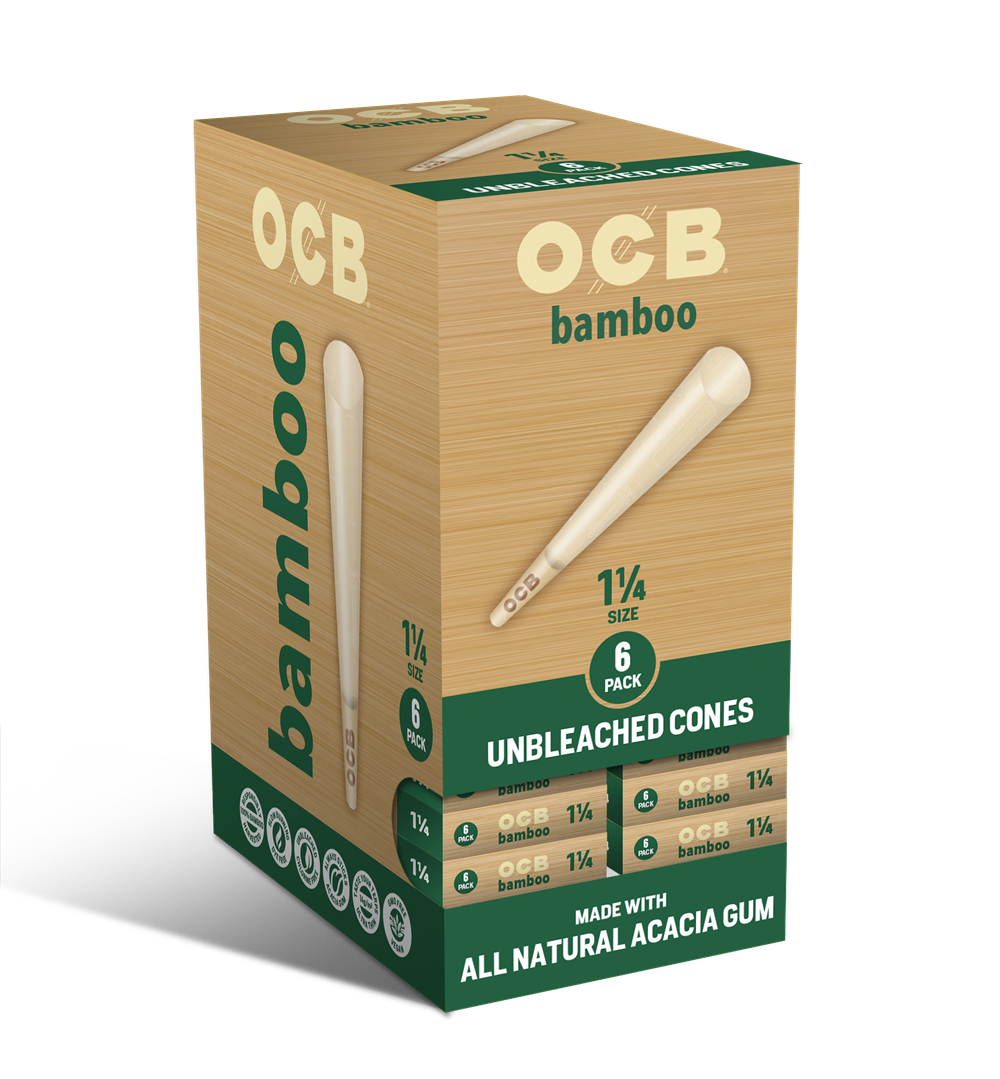 Ocb Bamboo Cone 1.25 24/6ct