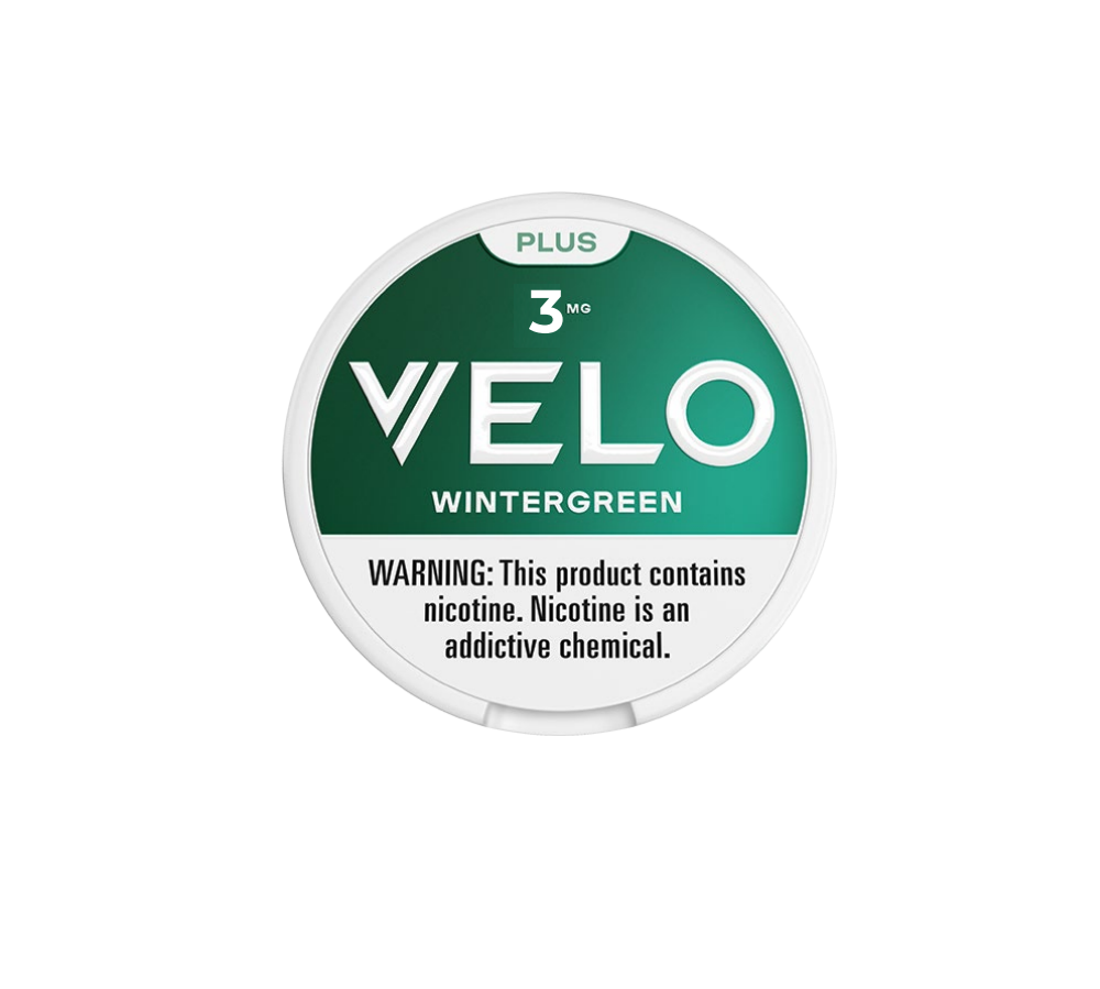 Velo Plus Wintergreen Nicotine Pouch 3mg 5ct