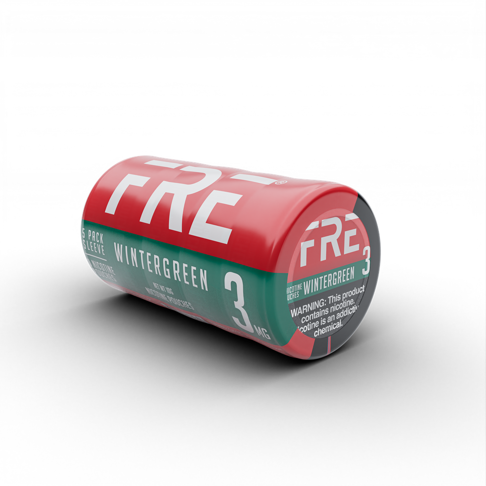 Fre Wintergreen Nicotine Pouches 3mg 5ct