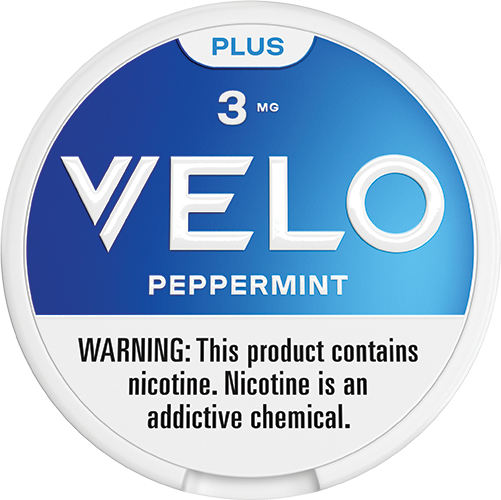 Velo Plus Peppermint Nicotine Pouches 3mg 5ct