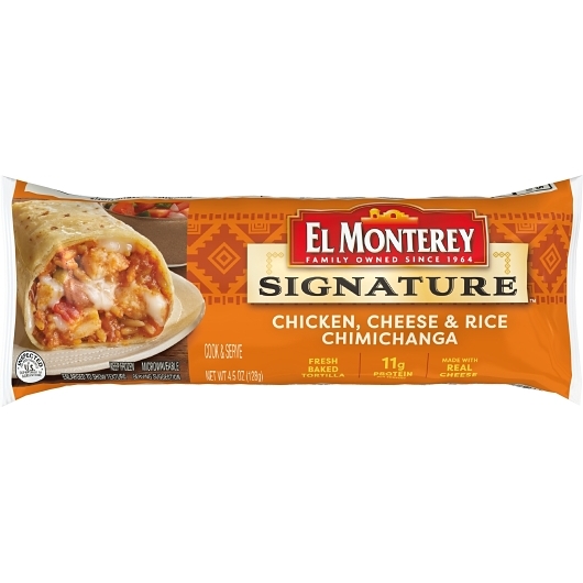 El Monterey Chicken,cheese&rice Chimichanga 4.5oz