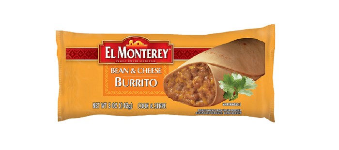 El Monterey Bean & Cheese Burrito 5oz