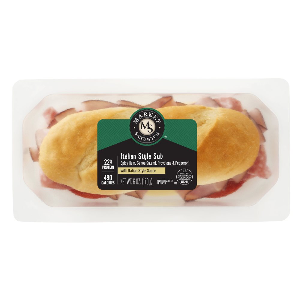 Market Sandwich Italian Style Sub 6oz