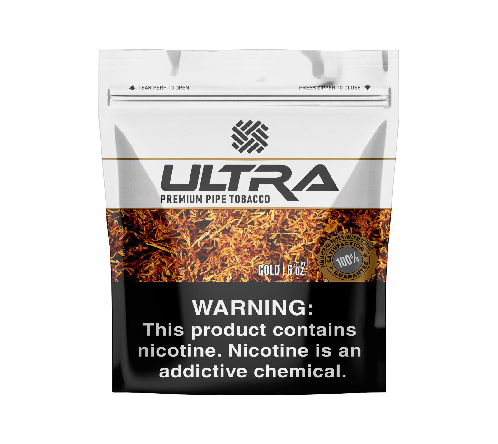 Ultra Pipe Tobacco Gold Bag 6oz
