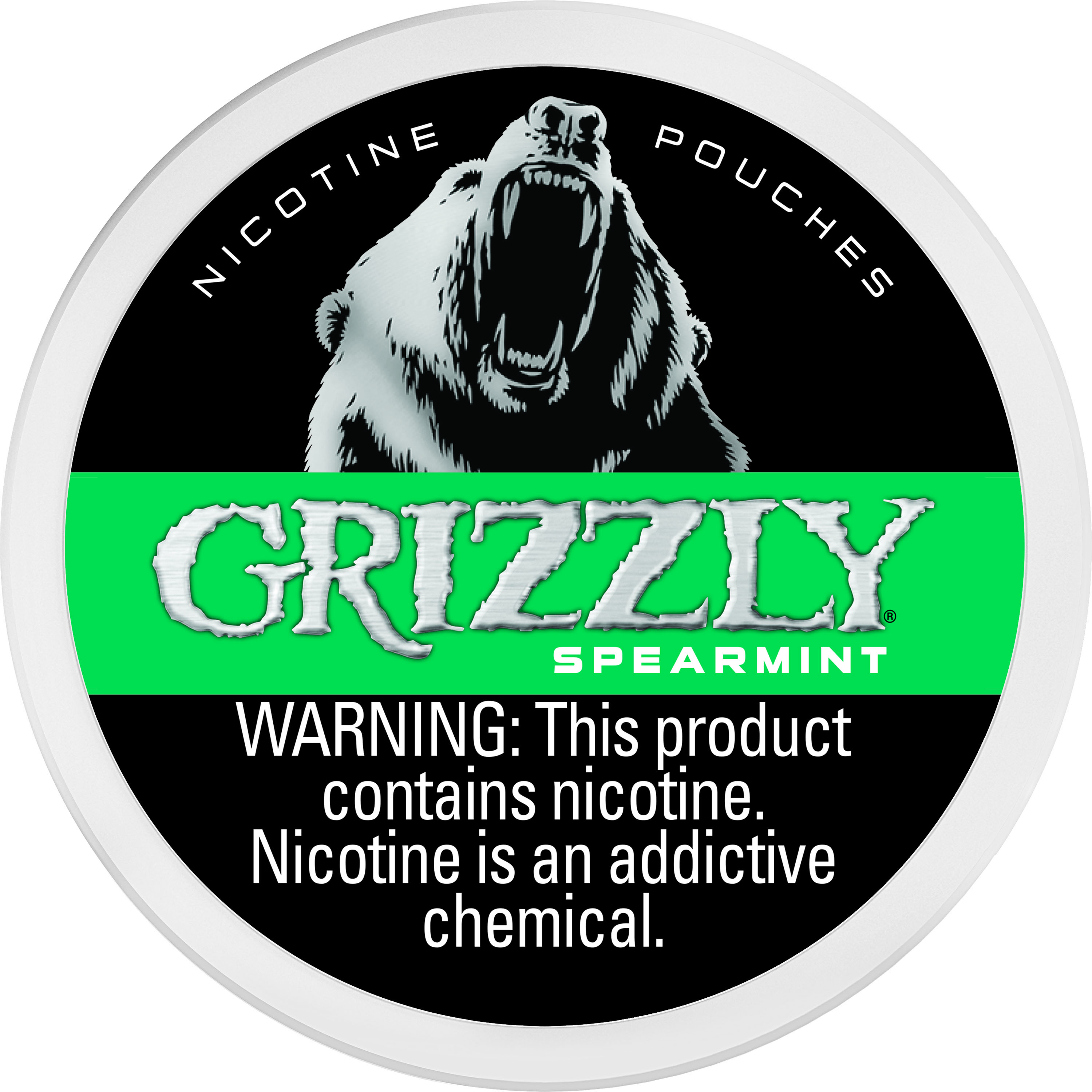 Grizzly Mo Pch Spearmint 7mg