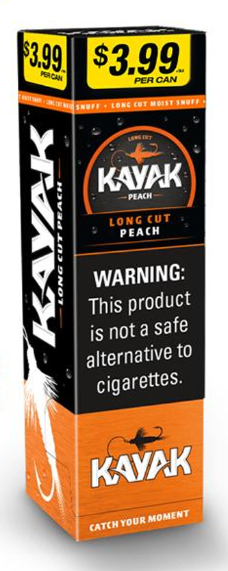 Kayak Lc Peach $3.99 10ct 1.2oz